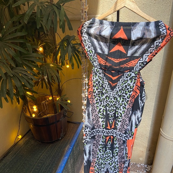 🛍️ Boho Side Cut Long Dress. Size - S - Picture 7 of 16